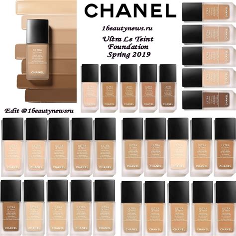 chanel sublimage le teint price|chanel foundation color shade chart.